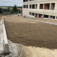 Stavba svazkové školy v Ondřejově